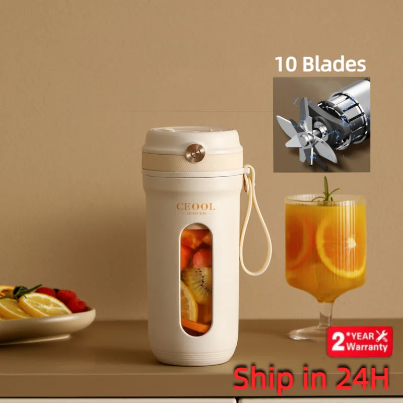 10-Blades Elektrische Draagbare Blender