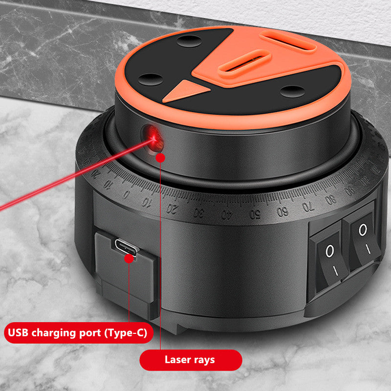 2-in-1 Elektrische Boorstofzuiger met 360° Laser