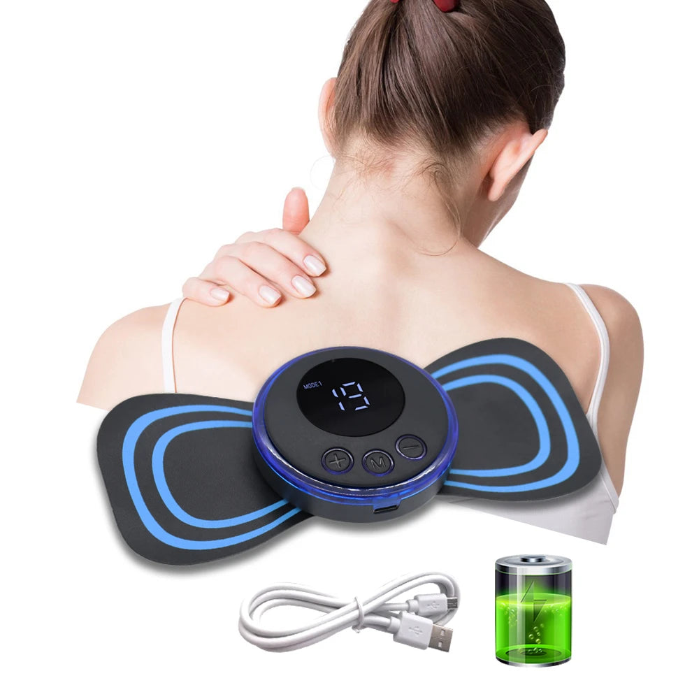 Oplaadbare Elektrische Nek EMS Pulse Massager