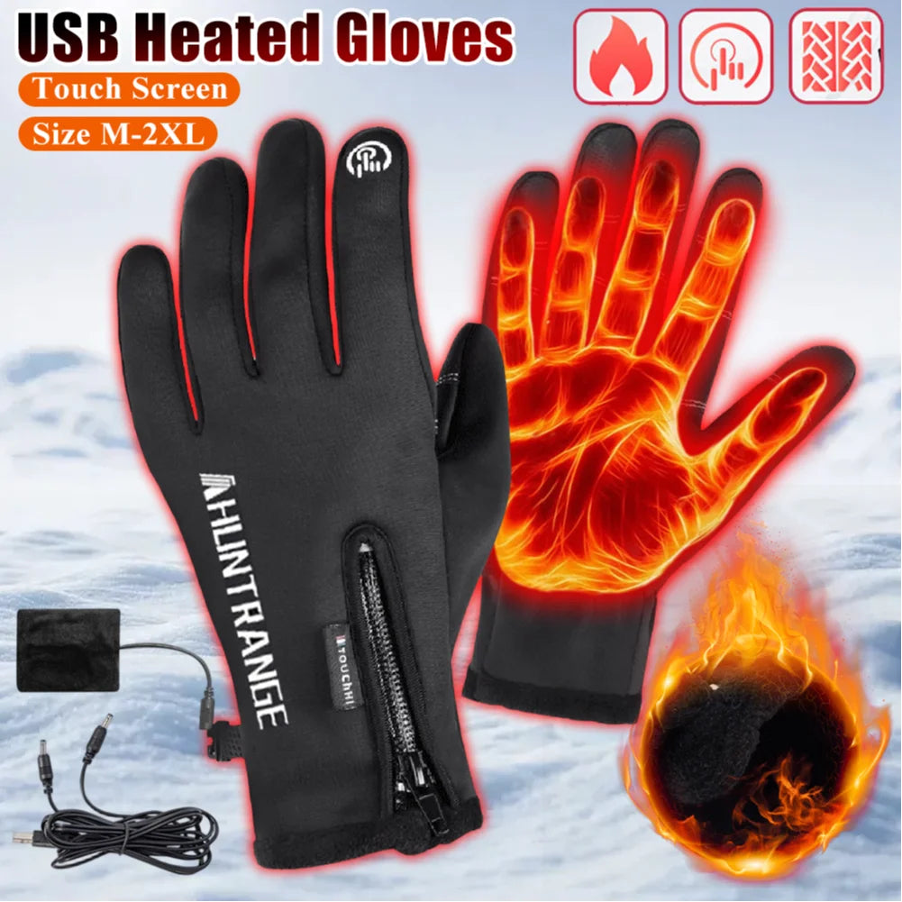 Elektrische Verwarmde Touchscreen Handschoenen