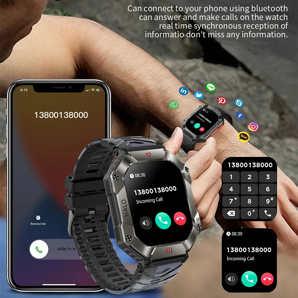 Robuust Militair Smartwatch