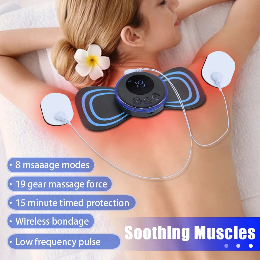 Oplaadbare Elektrische Nek EMS Pulse Massager