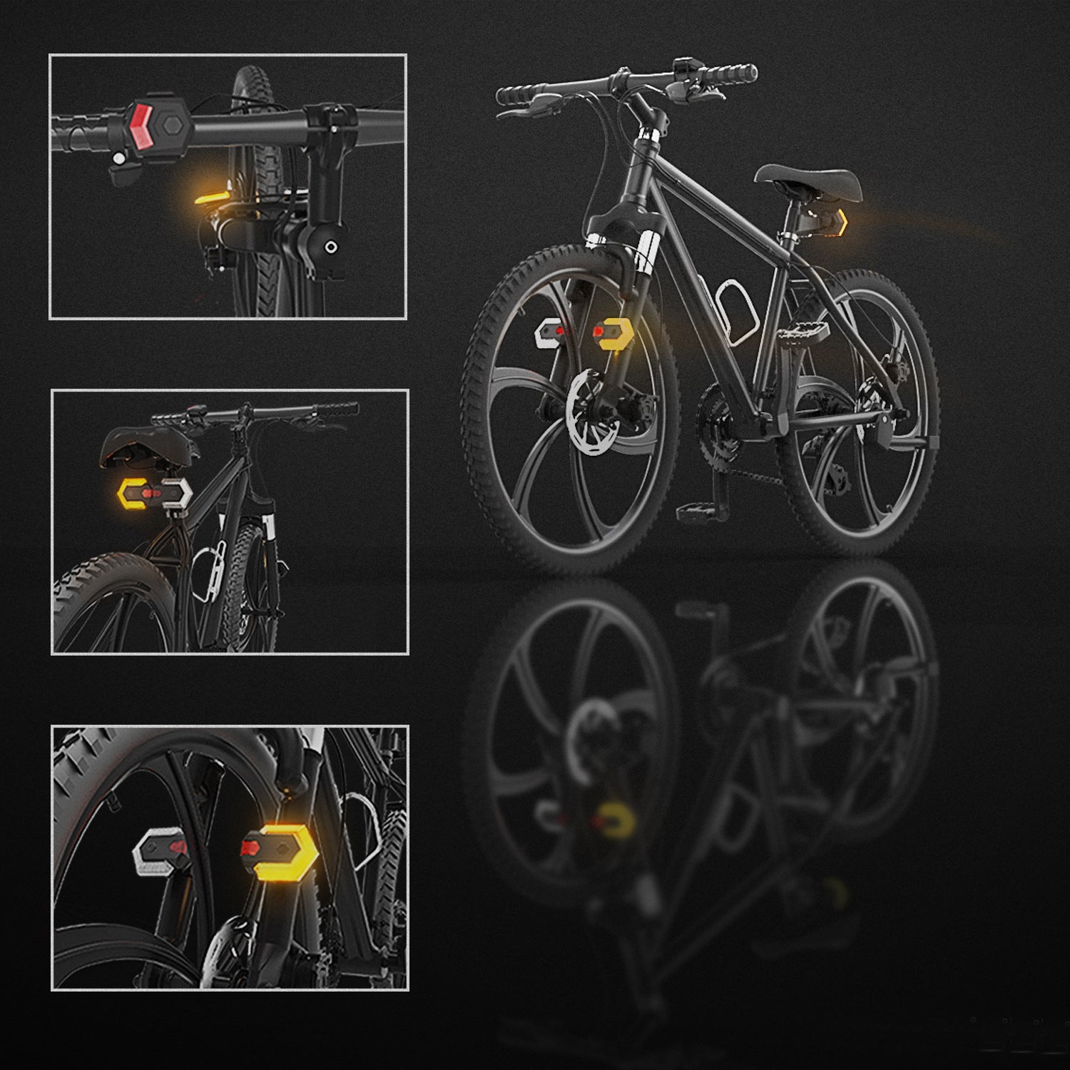 1 Set Slimme Richtingaanwijzers voor Fiets