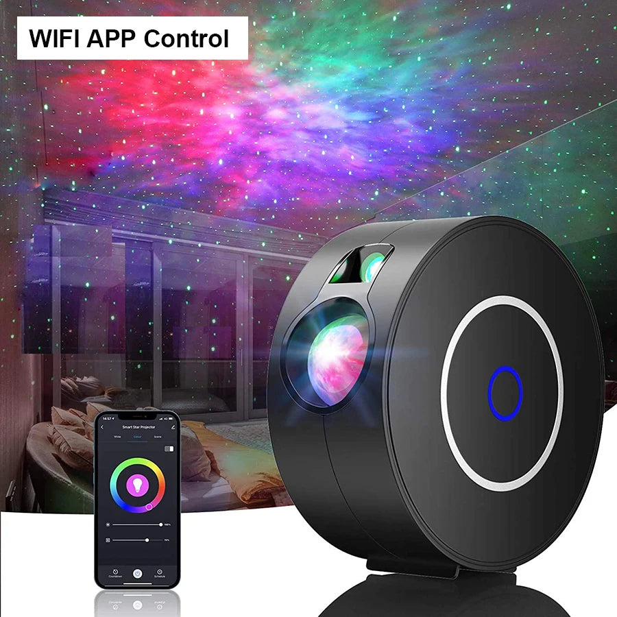 Tuya WiFi Slimme Aurora Galaxy Sterrenprojector Nachtlamp